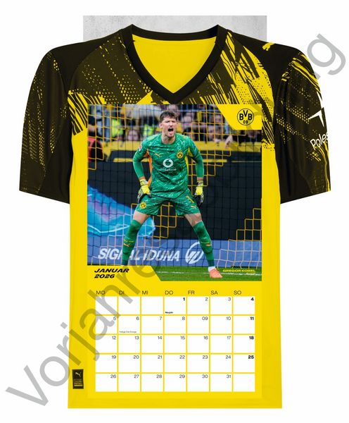 Produktbild: BVB Trikotkalender 2027