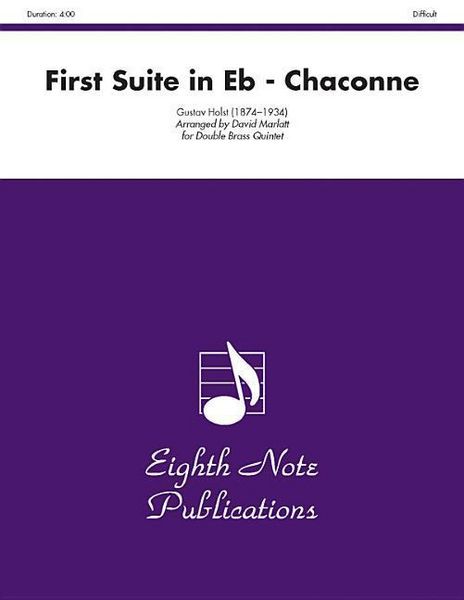 Produktbild: Holst, G: First Suite in E-Flat (Chaconne)
