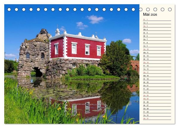 Produktbild: Spaziergang durch den W&ouml;rlitzer Park (Tischkalender 2026 DIN A5 quer), CALVENDO Monatskalender