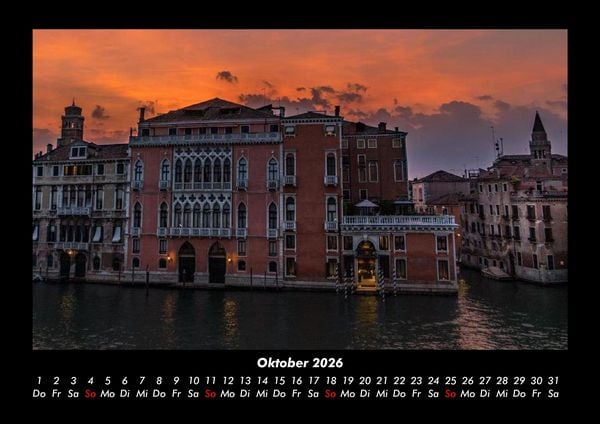 Produktbild: Sensation Italien 2026 Fotokalender DIN A3