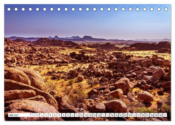 Produktbild: Namibia - Farben und Licht (Tischkalender 2027 DIN A5 quer), CALVENDO Monatskalender