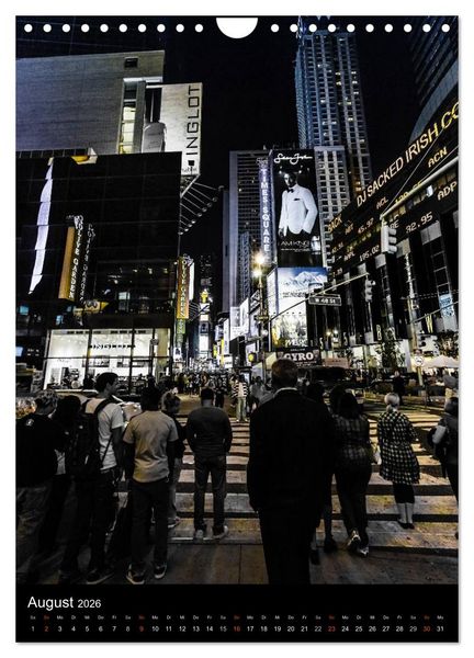 Produktbild: NEW YORK &ndash; street view (Wandkalender 2026 DIN A4 hoch), CALVENDO Monatskalender