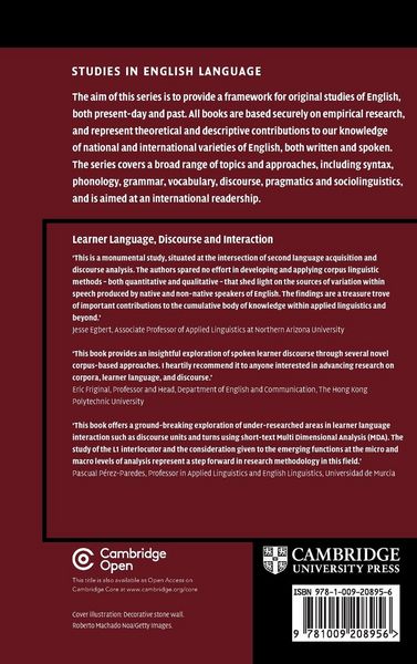 Produktbild: Learner Language, Discourse and Interaction