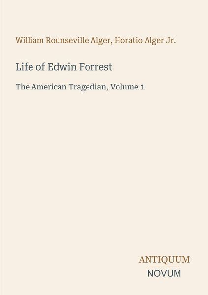 Produktbild: Life of Edwin Forrest