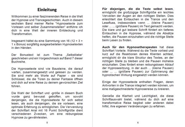 Produktbild: Hypnosetexte zum Vorlesen und selber Zusammenstellen 6