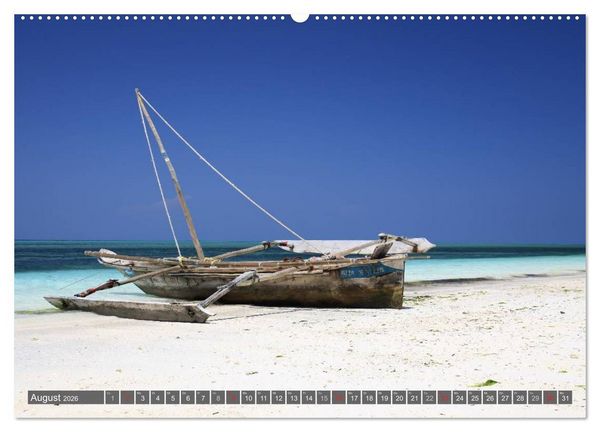 Produktbild: Sansibar (hochwertiger Premium Wandkalender 2026 DIN A2 quer), Kunstdruck in Hochglanz