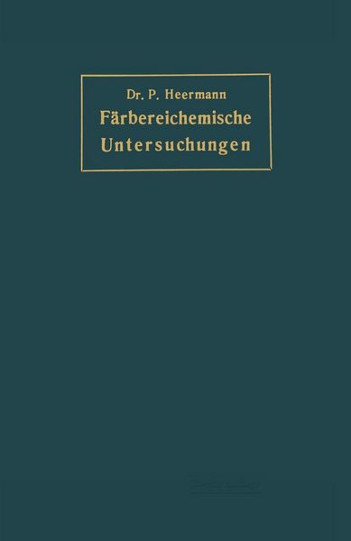 Produktbild: F&auml;rbereichemische Untersuchungen