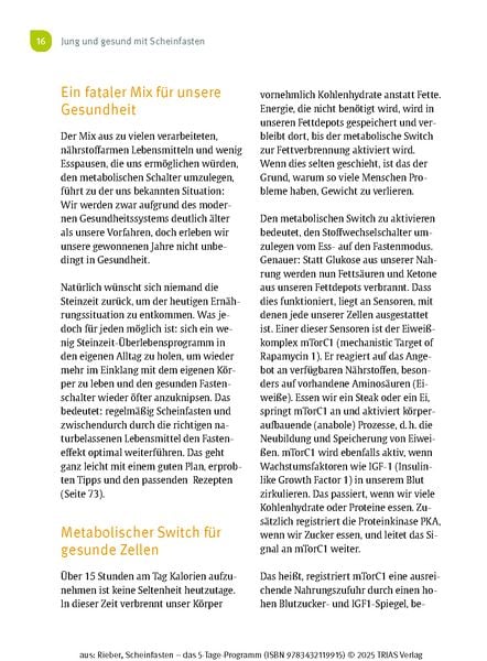 Produktbild: Scheinfasten - das 5-Tage-Programm