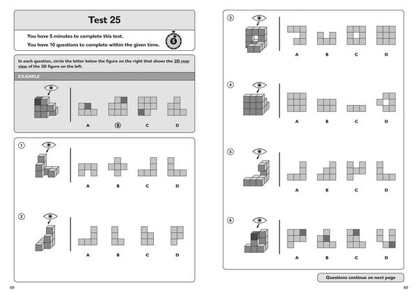 Produktbild: 11+ Spatial Reasoning Quick Practice Tests Age 9-10 (Year 5)