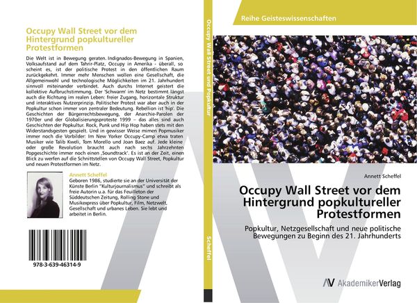 Produktbild: Occupy Wall Street vor dem Hintergrund popkultureller Protestformen