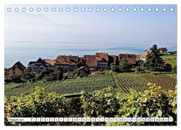 Produktbild: Gr&uuml;ezi . Landschaften in der Schweiz (Tischkalender 2026 DIN A5 quer), CALVENDO Monatskalender
