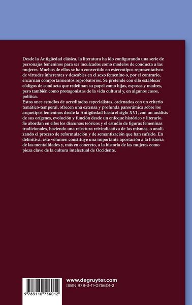Produktbild: Estereotipos femeninos desde la antig&uuml;edad cl&aacute;sica hasta el siglo XVI