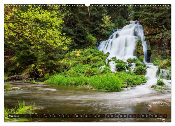Produktbild: Zauberhaftes Fichtelgebirge (hochwertiger Premium Wandkalender 2026 DIN A2 quer), Kunstdruck in Hochglanz