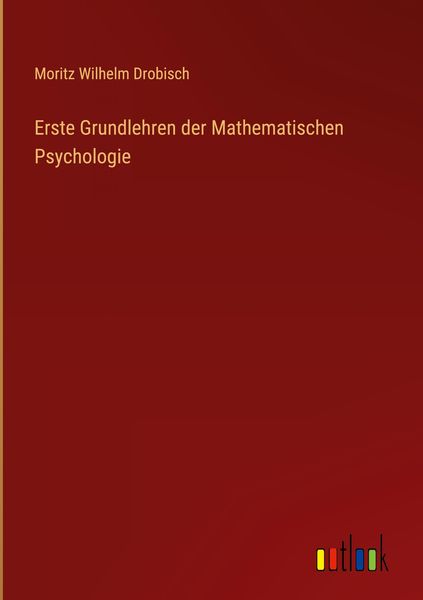 Produktbild: Erste Grundlehren der Mathematischen Psychologie