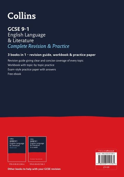 Produktbild: GCSE 9-1 English Language and English Literature All-in-One Revision and Practice