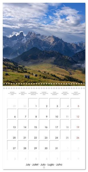 Produktbild: Beautiful Dolomites (Wall Calendar 2026 12 &times; 12 Inch) CALVENDO 12 Month Wall Calendar