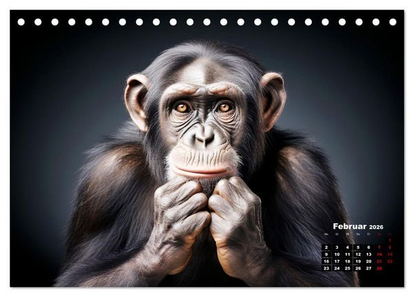 Produktbild: Only Black (Tischkalender 2026 DIN A5 quer), CALVENDO Monatskalender
