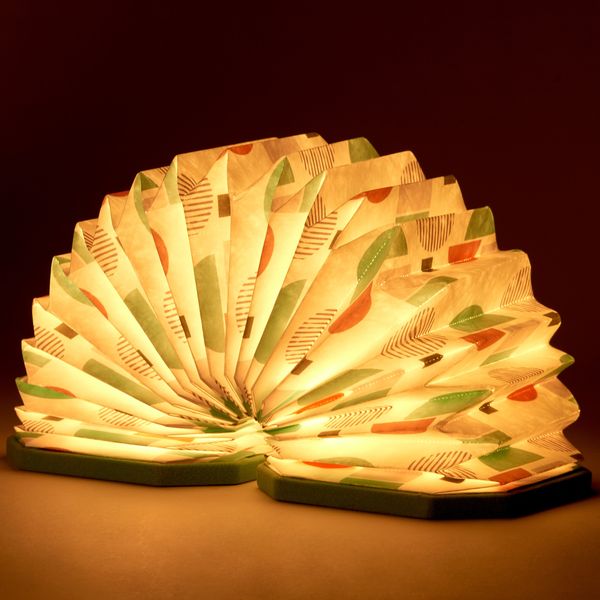Produktbild: Velvet Accordion Light - Stimmungslicht in Akkordeonform Geometrisches Muster