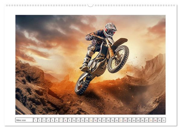 Produktbild: Motorcross Welt (Wandkalender 2026 DIN A2 quer), CALVENDO Monatskalender