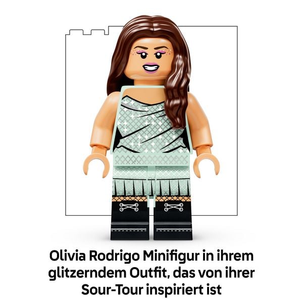 Produktbild: LEGO Editions Olivia Rodrigos Schallplatte Spielzeug Modellbau 43028