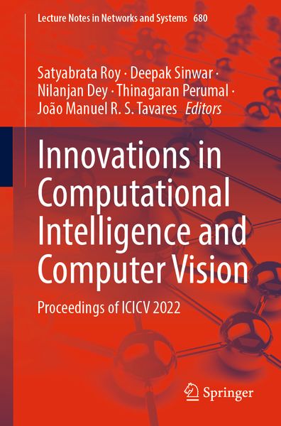 Produktbild: Innovations in Computational Intelligence and Computer Vision