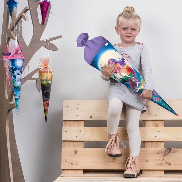 Produktbild: Motivschult&uuml;te, Magische Meerjungfrau, 70cm, Folie