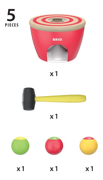 Produktbild: BRIO Infant/ Toddler - Kugel-Hammerspiel