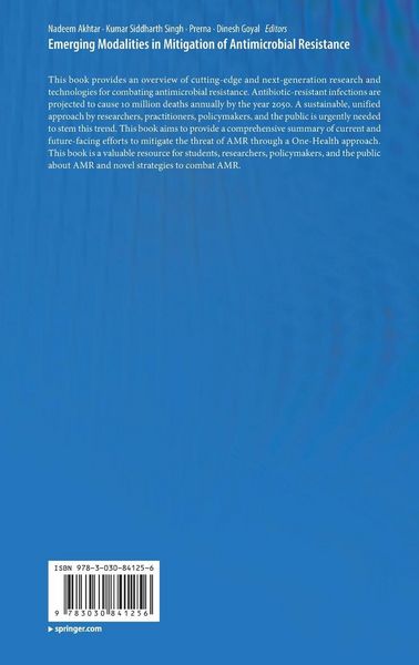 Produktbild: Emerging Modalities in Mitigation of Antimicrobial Resistance