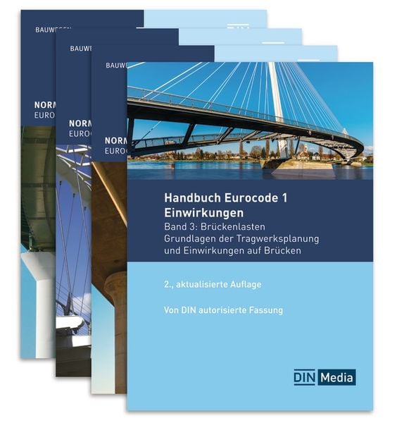 Produktbild: Handb&uuml;cher Eurocode 1 bis 4: Br&uuml;cken