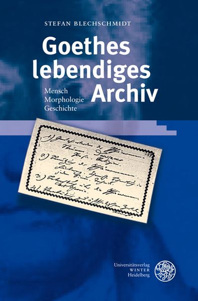 Produktbild: Goethes lebendiges Archiv