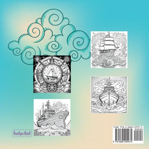 Produktbild: Out to Sea Advanced Coloring Book for All Ages