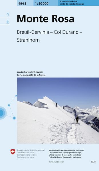 Produktbild: 494S Monte Rosa Schneesportkarte