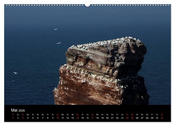 Produktbild: Helgoland (hochwertiger Premium Wandkalender 2026 DIN A2 quer), Kunstdruck in Hochglanz