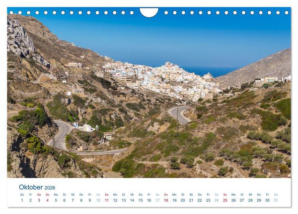 Produktbild: Karpathos - Malerische Insel in der &Auml;g&auml;is (Wandkalender 2026 DIN A4 quer), CALVENDO Monatskalender