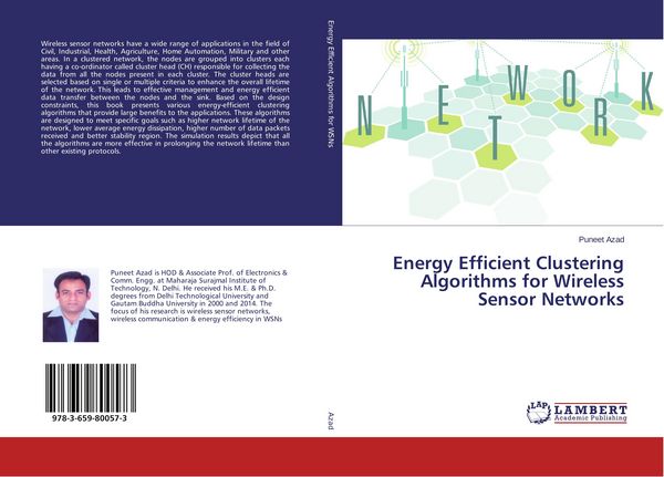 Produktbild: Energy Efficient Clustering Algorithms for Wireless Sensor Networks