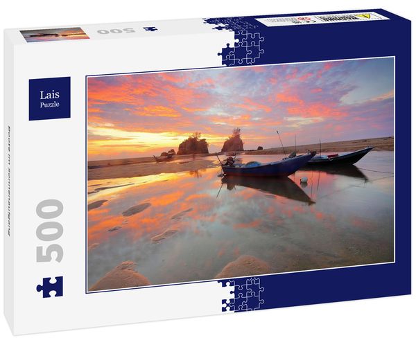 Lais Puzzle Boote im Sonnenaufgang 500 Teile