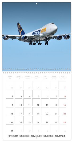 Produktbild: North American Airliners (Wall Calendar 2026 12 &times; 12 Inch) CALVENDO 12 Month Wall Calendar
