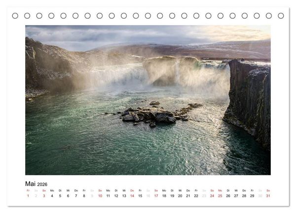 Produktbild: Magisches Island (Tischkalender 2026 DIN A5 quer), CALVENDO Monatskalender