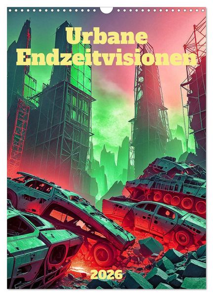 Produktbild: Urbane Endzeitvisionen (Wandkalender 2026 DIN A3 hoch), CALVENDO Monatskalender