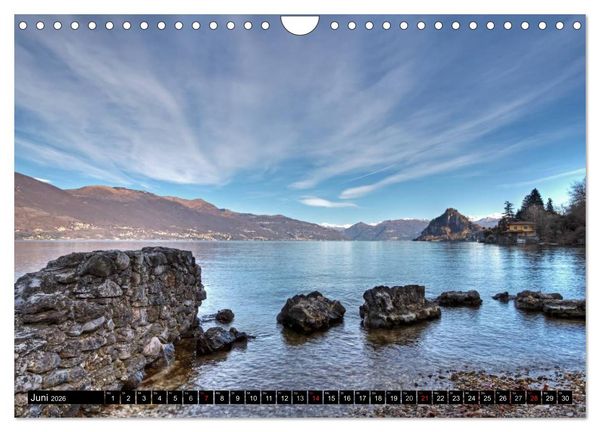 Produktbild: Lago Maggiore - Der malerische See in Italien und der Schweiz (Wandkalender 2026 DIN A4 quer), CALVENDO Monatskalender