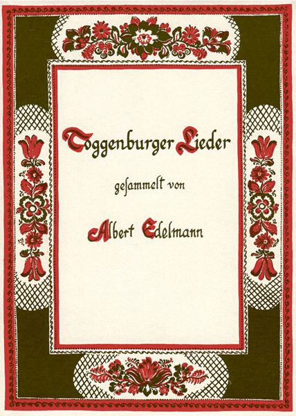 Produktbild: Toggenburger Lieder