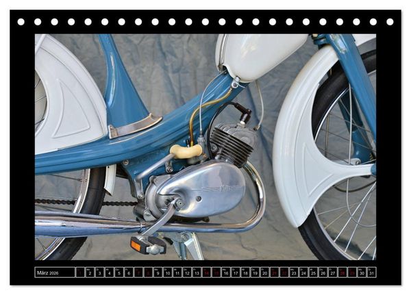 Produktbild: NSU Quickly - Mein Moped (Tischkalender 2026 DIN A5 quer), CALVENDO Monatskalender