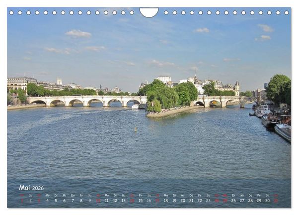 Produktbild: Paris (Wandkalender 2026 DIN A4 quer), CALVENDO Monatskalender