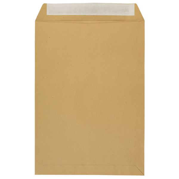 Produktbild: Idena Versandtaschen ohne Fenster haftklebend 90g/m&sup2; braun DIN B4 10 St&uuml;ck