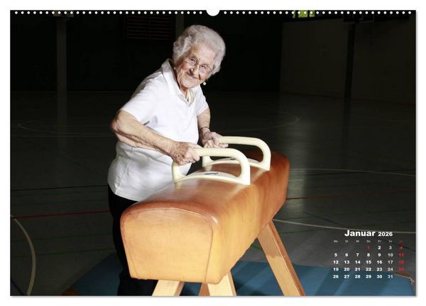 Produktbild: "Sch&ouml;nheit im Alter" - Fit und Aktiv (hochwertiger Premium Wandkalender 2026 DIN A2 quer), Kunstdruck in Hochglanz