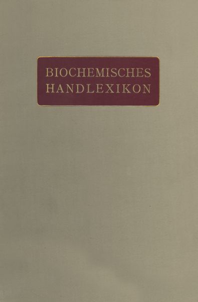 Produktbild: Biochemisches Handlexikon
