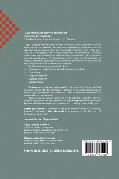 Produktbild: Data Mining and Reverse Engineering
