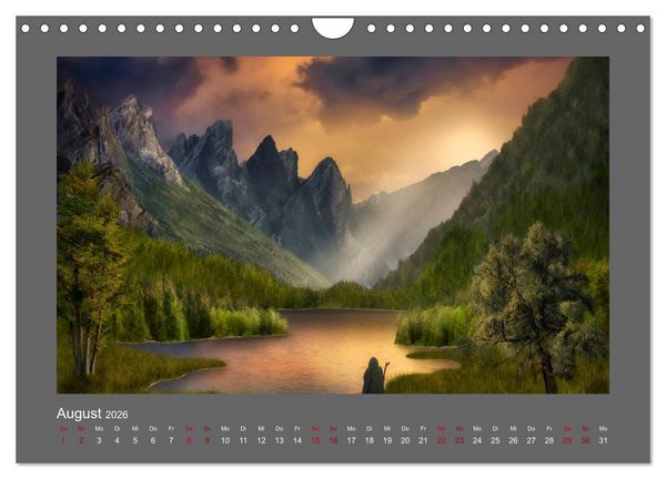 Produktbild: Weg des Zauberers (Wandkalender 2026 DIN A4 quer), CALVENDO Monatskalender