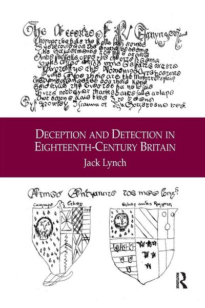 Produktbild: Deception and Detection in Eighteenth-Century Britain