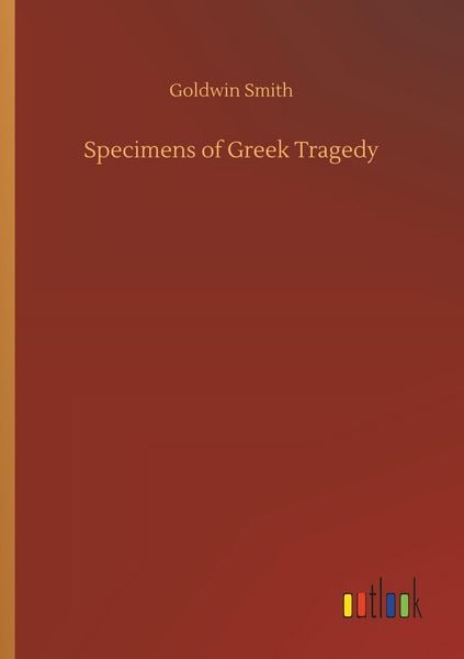 Produktbild: Specimens of Greek Tragedy